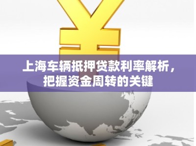 上海车辆抵押贷款利率解析,把握资金周转的关键